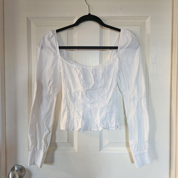 Reformation Helena Top in White - Picture 5 of 8